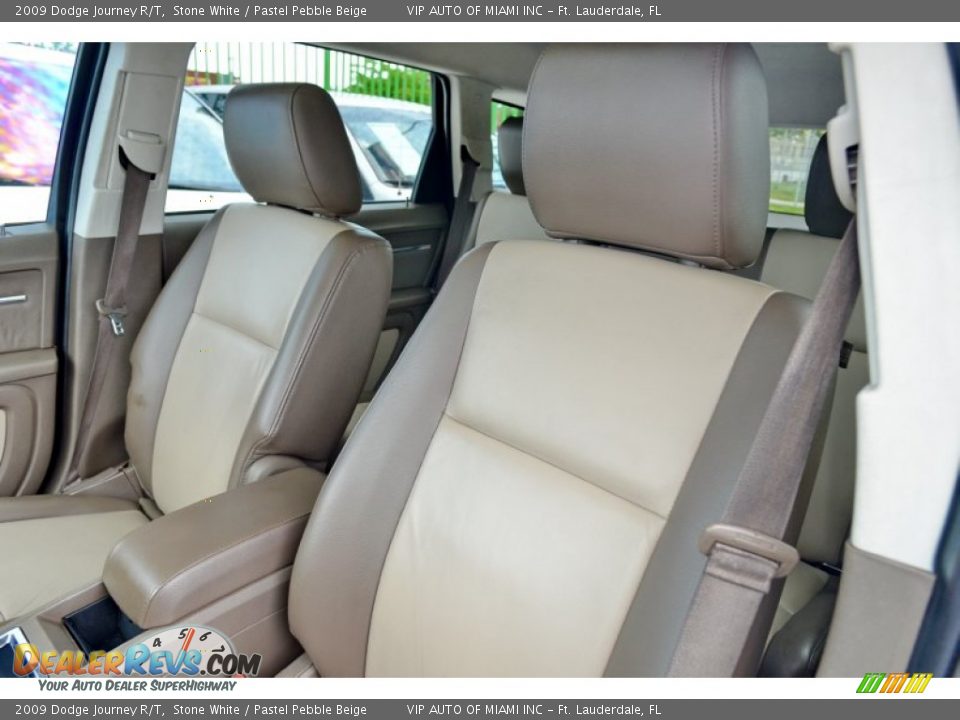 2009 Dodge Journey R/T Stone White / Pastel Pebble Beige Photo #14