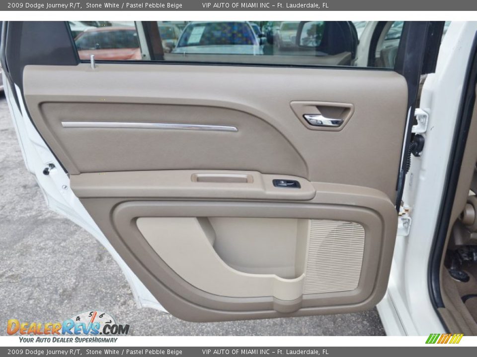 2009 Dodge Journey R/T Stone White / Pastel Pebble Beige Photo #17