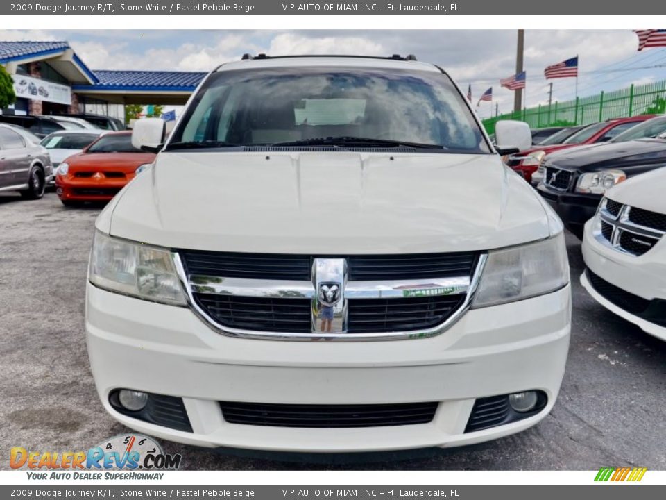 2009 Dodge Journey R/T Stone White / Pastel Pebble Beige Photo #24