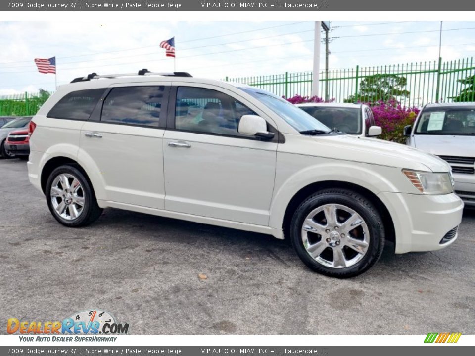2009 Dodge Journey R/T Stone White / Pastel Pebble Beige Photo #27