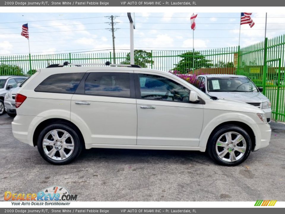 2009 Dodge Journey R/T Stone White / Pastel Pebble Beige Photo #28