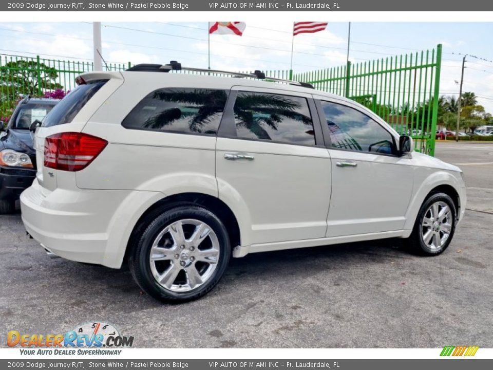 2009 Dodge Journey R/T Stone White / Pastel Pebble Beige Photo #29