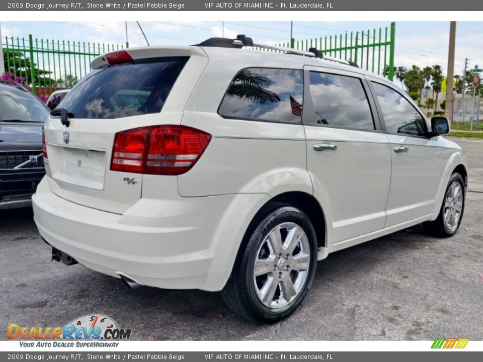 2009 Dodge Journey R/T Stone White / Pastel Pebble Beige Photo #30