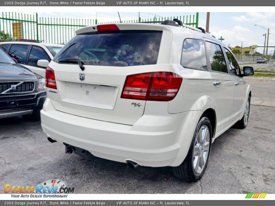2009 Dodge Journey R/T Stone White / Pastel Pebble Beige Photo #31