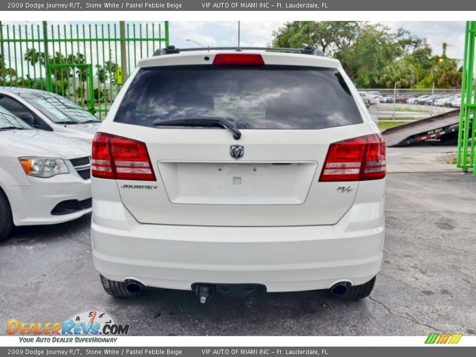 2009 Dodge Journey R/T Stone White / Pastel Pebble Beige Photo #32