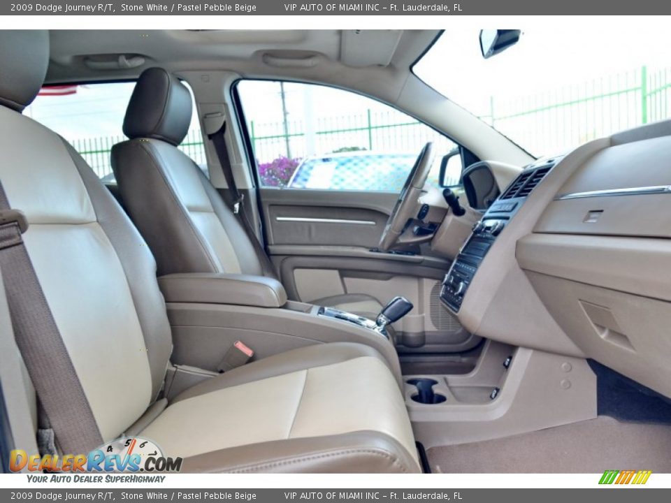 2009 Dodge Journey R/T Stone White / Pastel Pebble Beige Photo #34