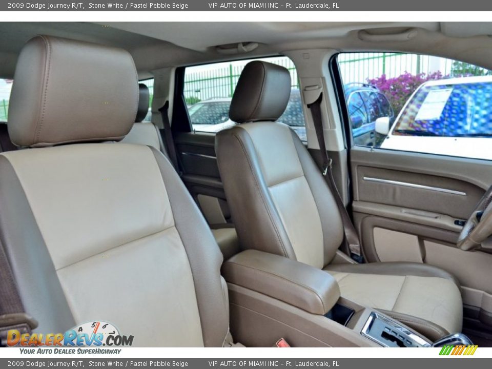 2009 Dodge Journey R/T Stone White / Pastel Pebble Beige Photo #36