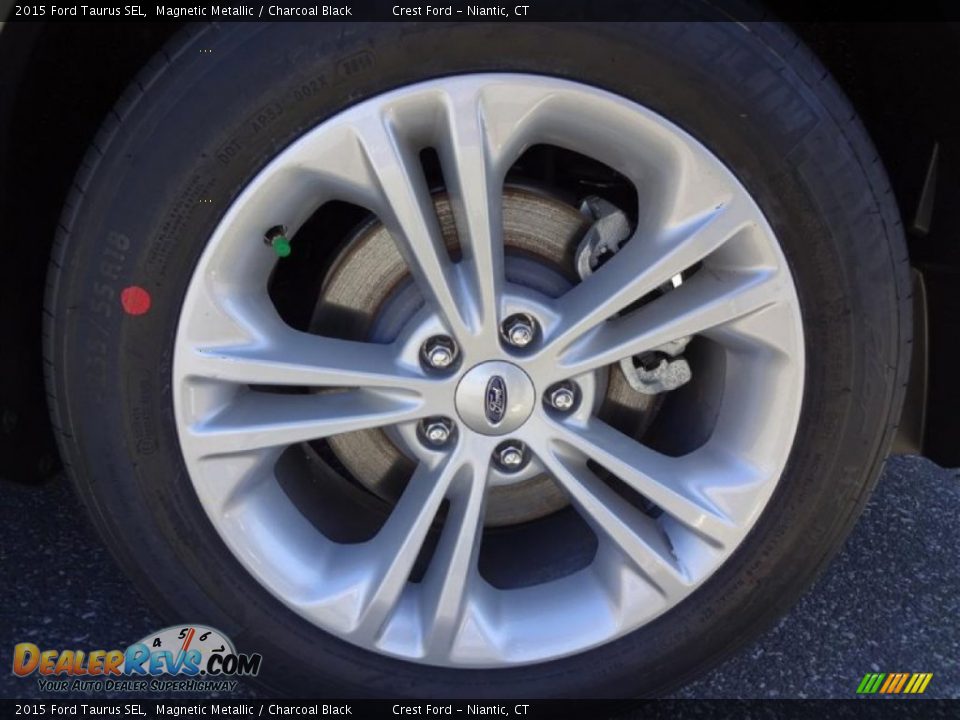 2015 Ford Taurus SEL Magnetic Metallic / Charcoal Black Photo #10