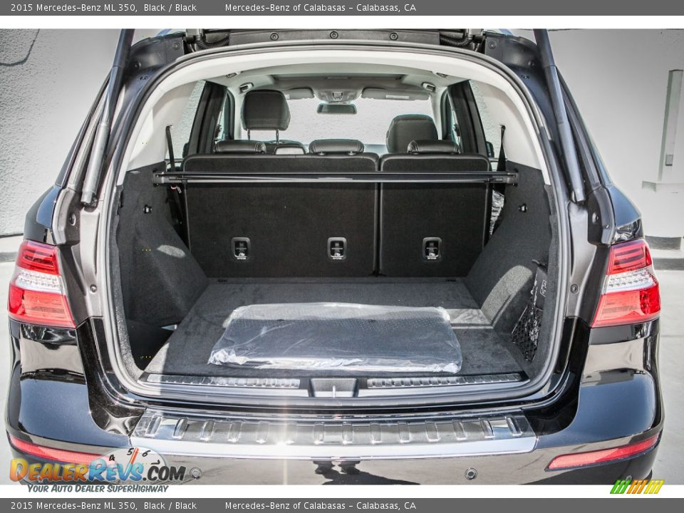 2015 Mercedes-Benz ML 350 Black / Black Photo #4