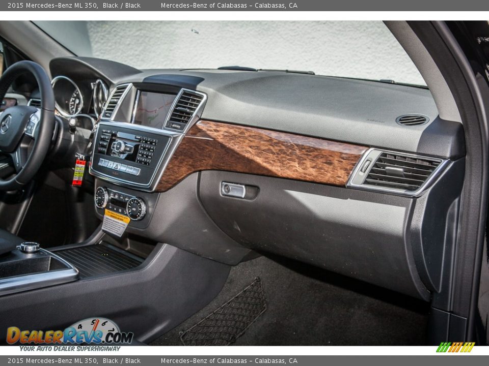 2015 Mercedes-Benz ML 350 Black / Black Photo #8
