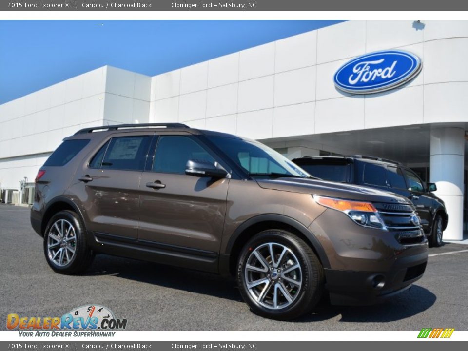 2015 Ford Explorer XLT Caribou / Charcoal Black Photo #1