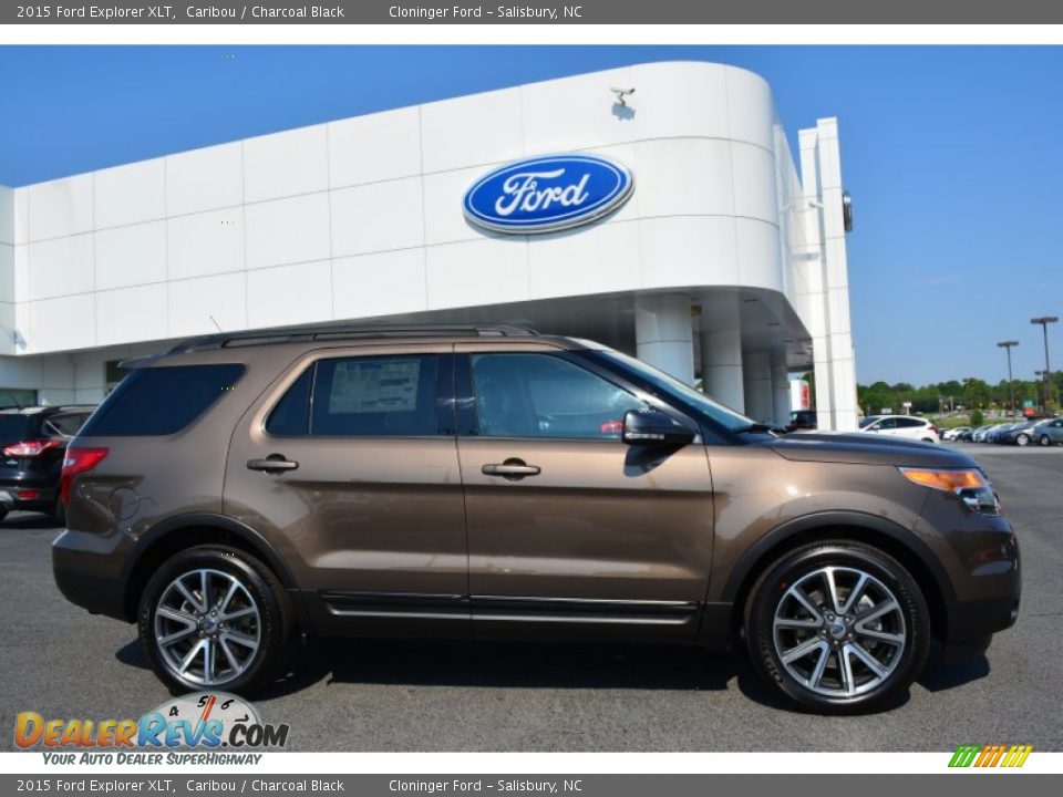 2015 Ford Explorer XLT Caribou / Charcoal Black Photo #2