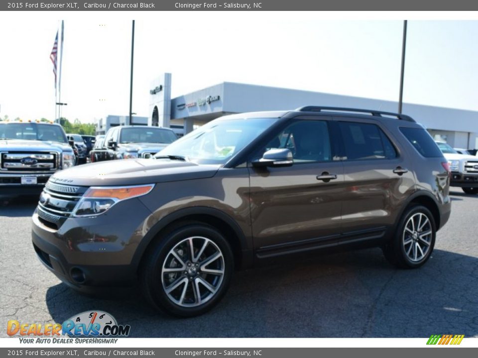 2015 Ford Explorer XLT Caribou / Charcoal Black Photo #3