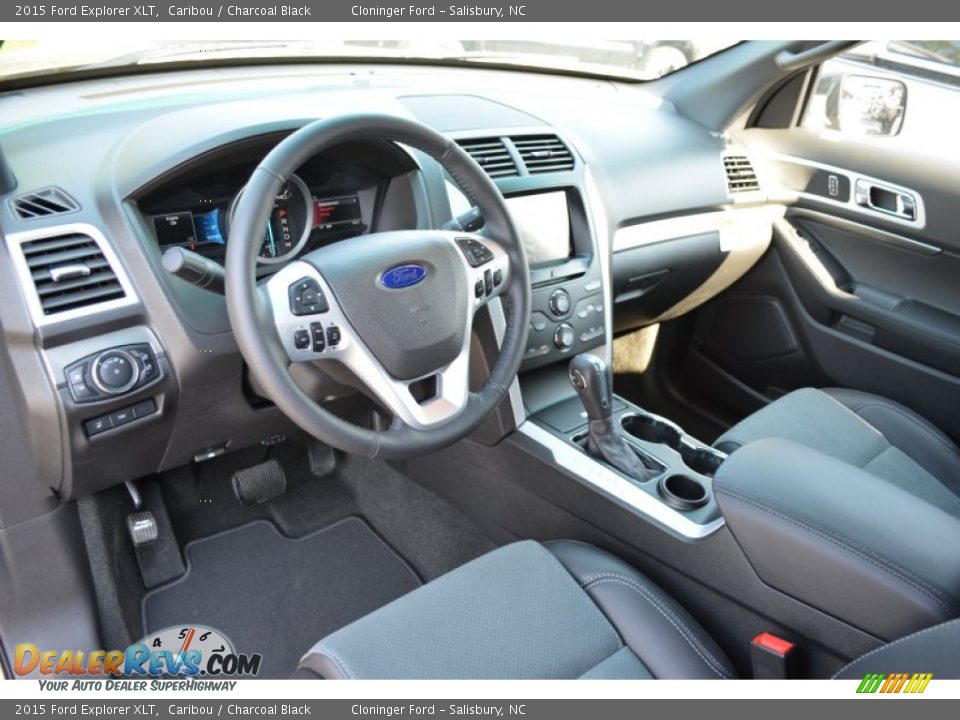 2015 Ford Explorer XLT Caribou / Charcoal Black Photo #7