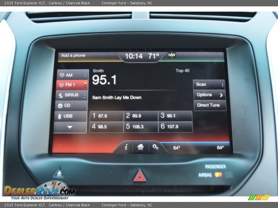 2015 Ford Explorer XLT Caribou / Charcoal Black Photo #12