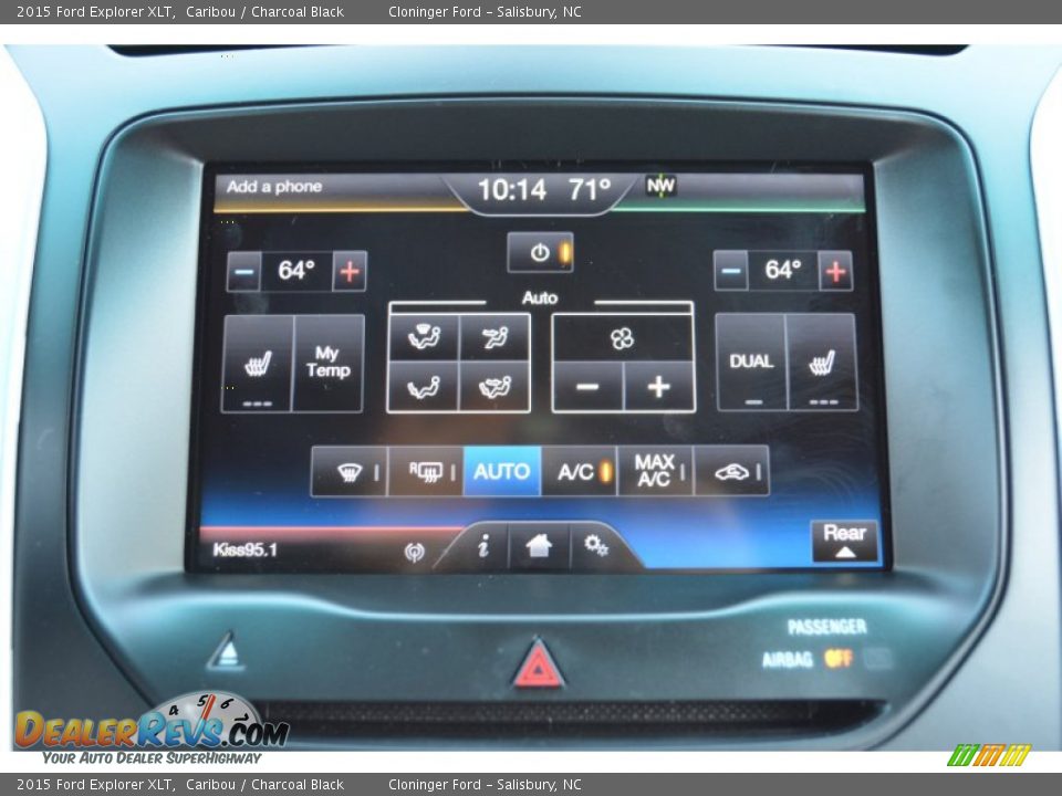 2015 Ford Explorer XLT Caribou / Charcoal Black Photo #13