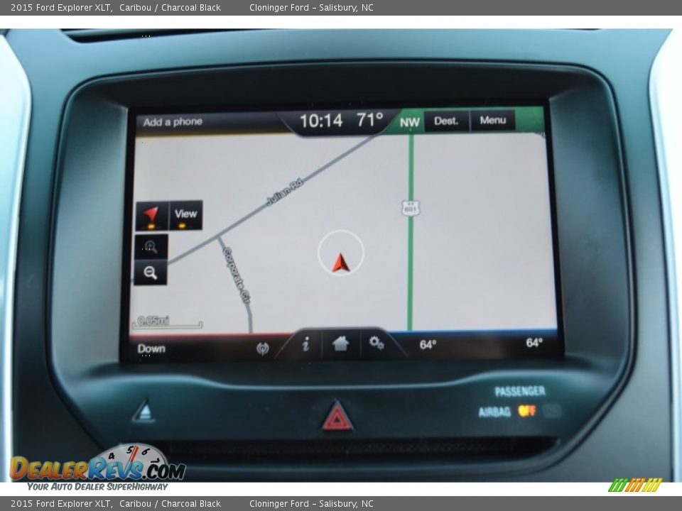 2015 Ford Explorer XLT Caribou / Charcoal Black Photo #14