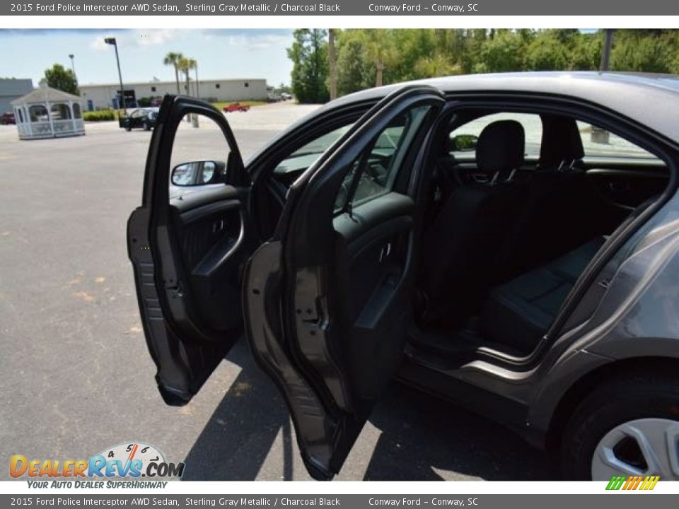 2015 Ford Police Interceptor AWD Sedan Sterling Gray Metallic / Charcoal Black Photo #11
