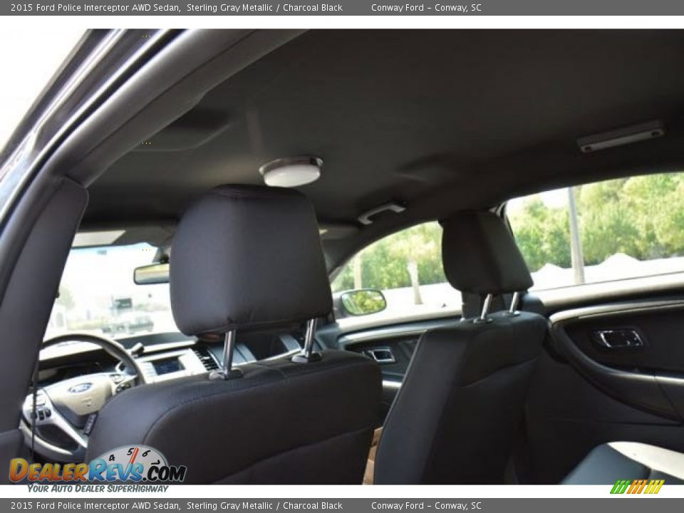 2015 Ford Police Interceptor AWD Sedan Sterling Gray Metallic / Charcoal Black Photo #14