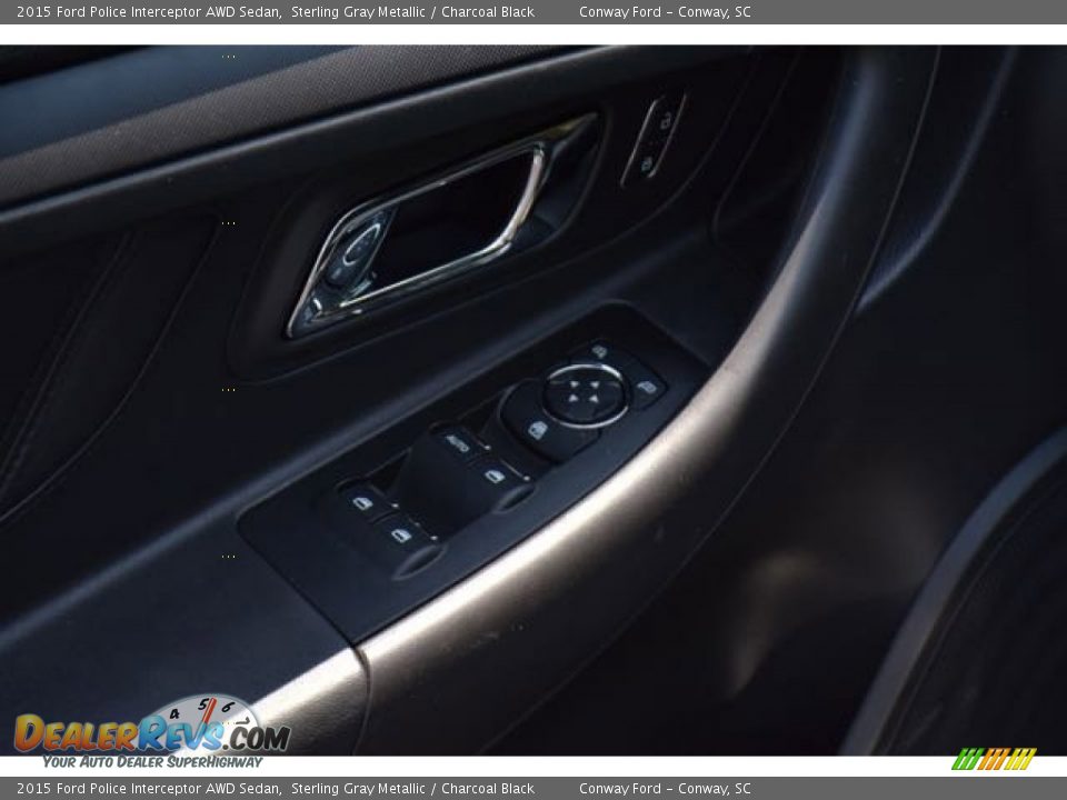 2015 Ford Police Interceptor AWD Sedan Sterling Gray Metallic / Charcoal Black Photo #19