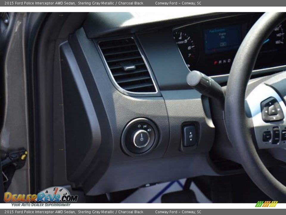 2015 Ford Police Interceptor AWD Sedan Sterling Gray Metallic / Charcoal Black Photo #21
