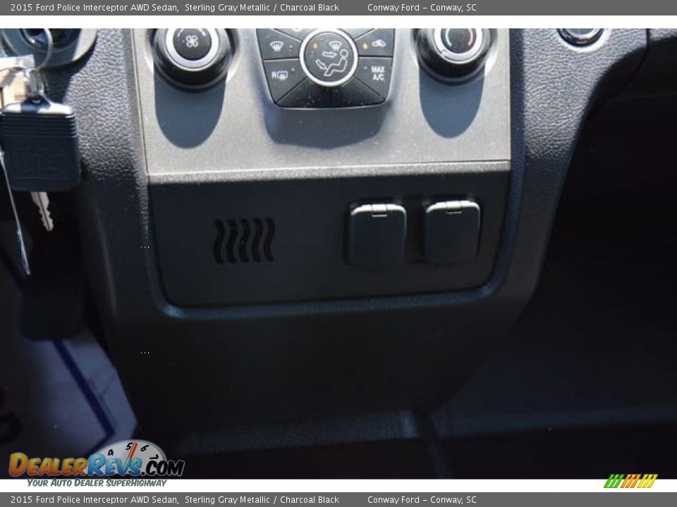 2015 Ford Police Interceptor AWD Sedan Sterling Gray Metallic / Charcoal Black Photo #27
