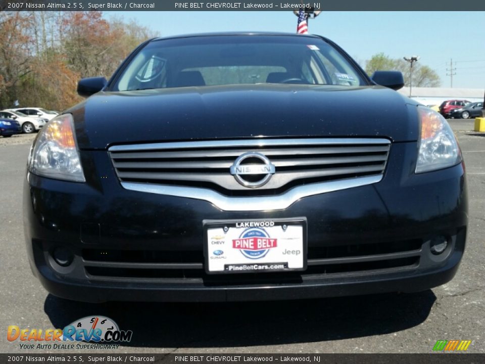 2007 Nissan Altima 2.5 S Super Black / Charcoal Photo #2