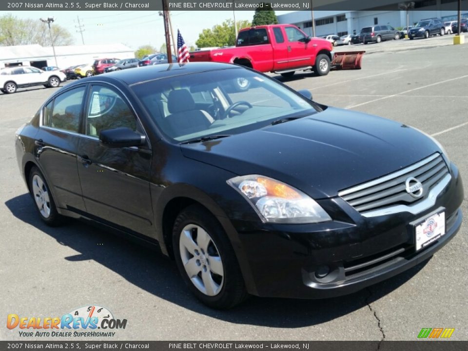 2007 Nissan Altima 2.5 S Super Black / Charcoal Photo #3