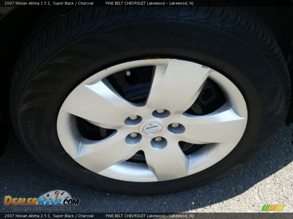 2007 Nissan Altima 2.5 S Super Black / Charcoal Photo #4