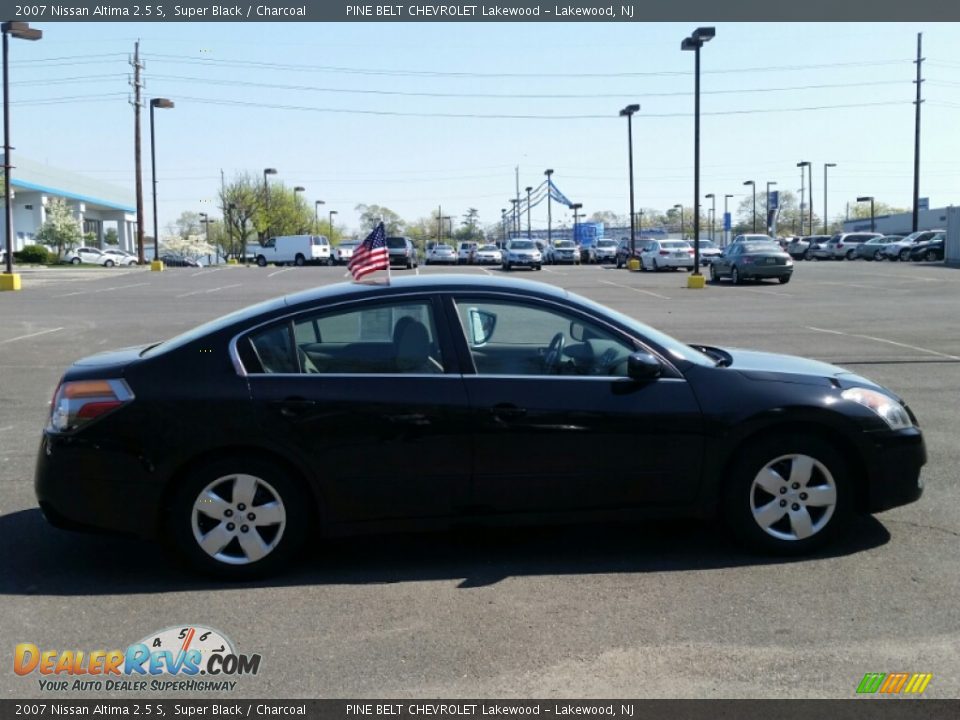 2007 Nissan Altima 2.5 S Super Black / Charcoal Photo #5