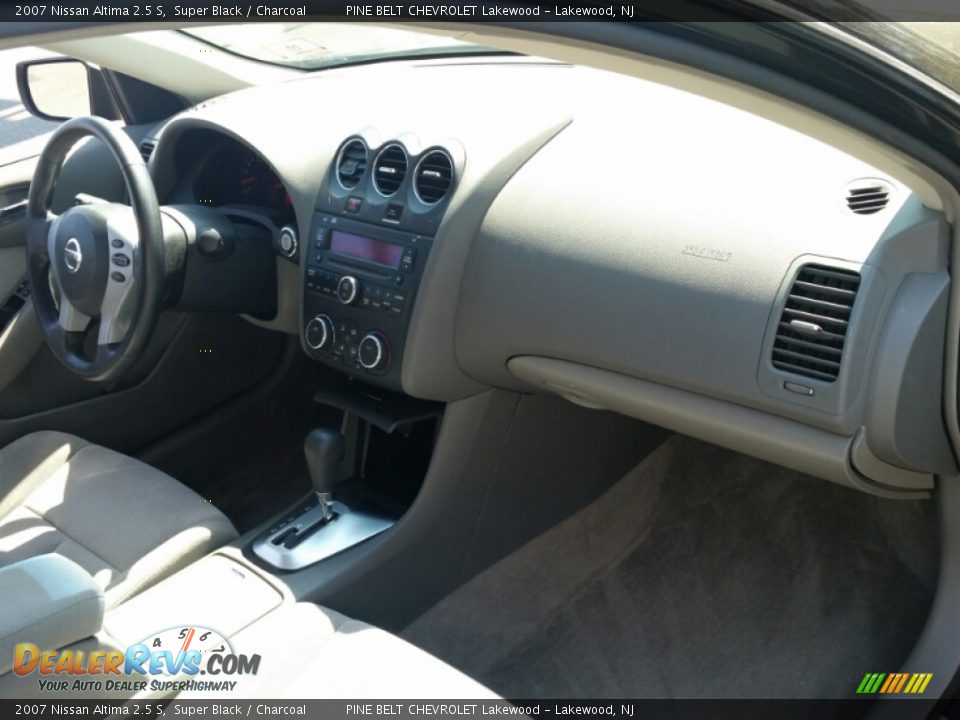 2007 Nissan Altima 2.5 S Super Black / Charcoal Photo #6