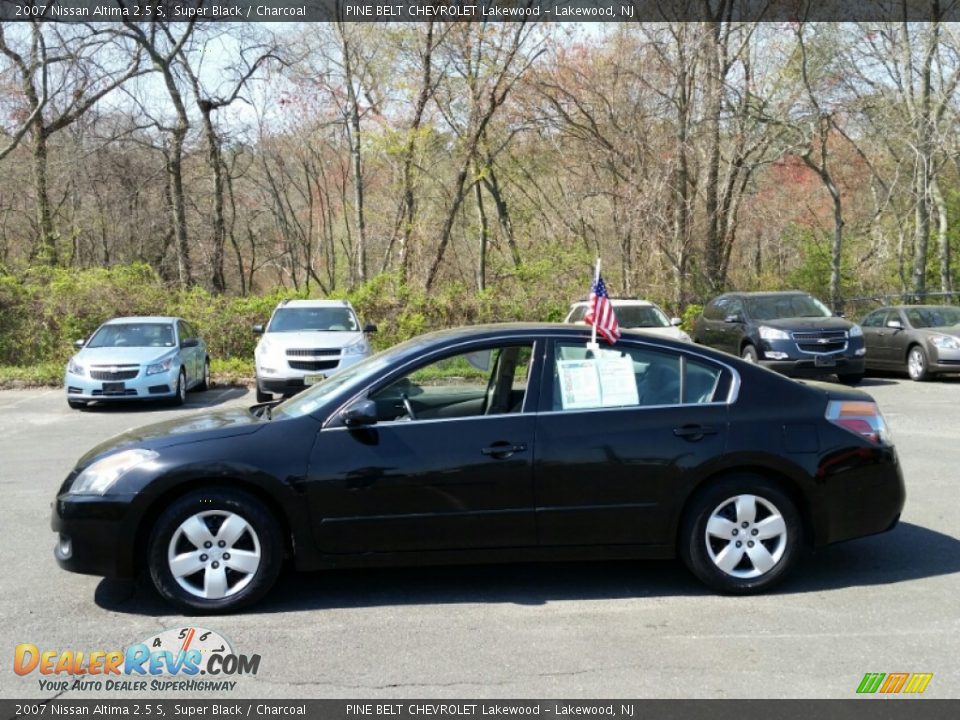2007 Nissan Altima 2.5 S Super Black / Charcoal Photo #10