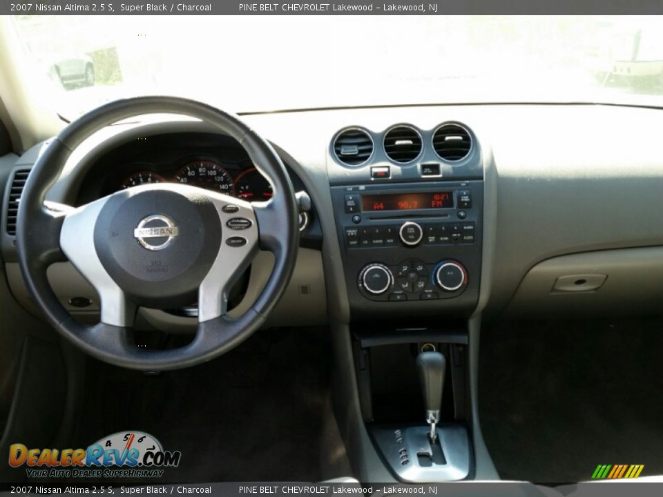 2007 Nissan Altima 2.5 S Super Black / Charcoal Photo #12