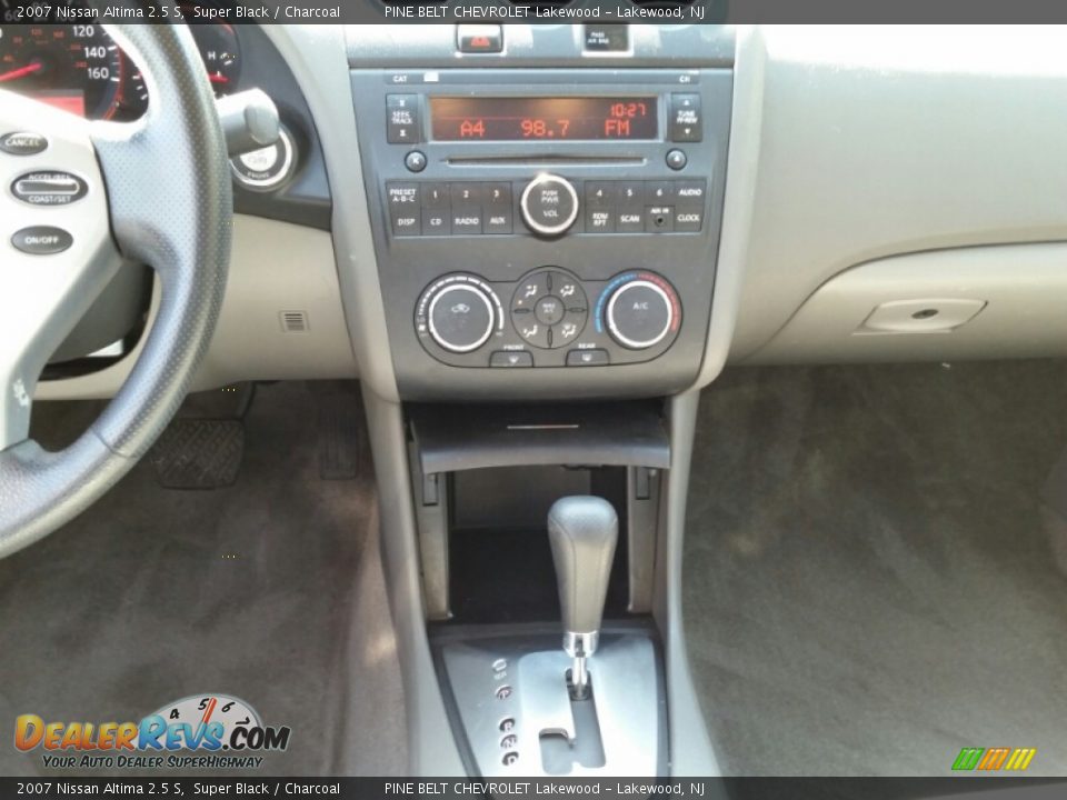 2007 Nissan Altima 2.5 S Super Black / Charcoal Photo #14