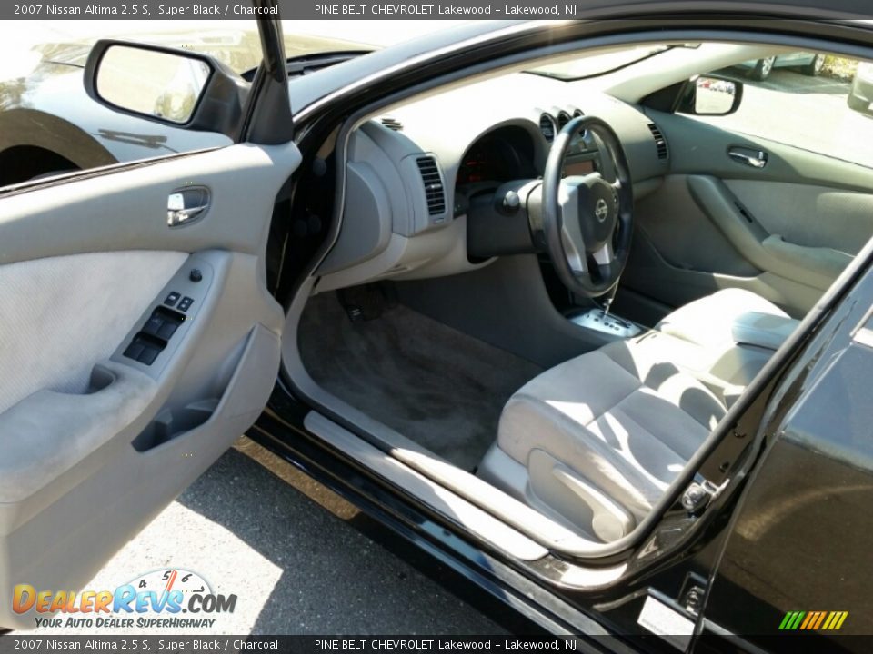 2007 Nissan Altima 2.5 S Super Black / Charcoal Photo #16