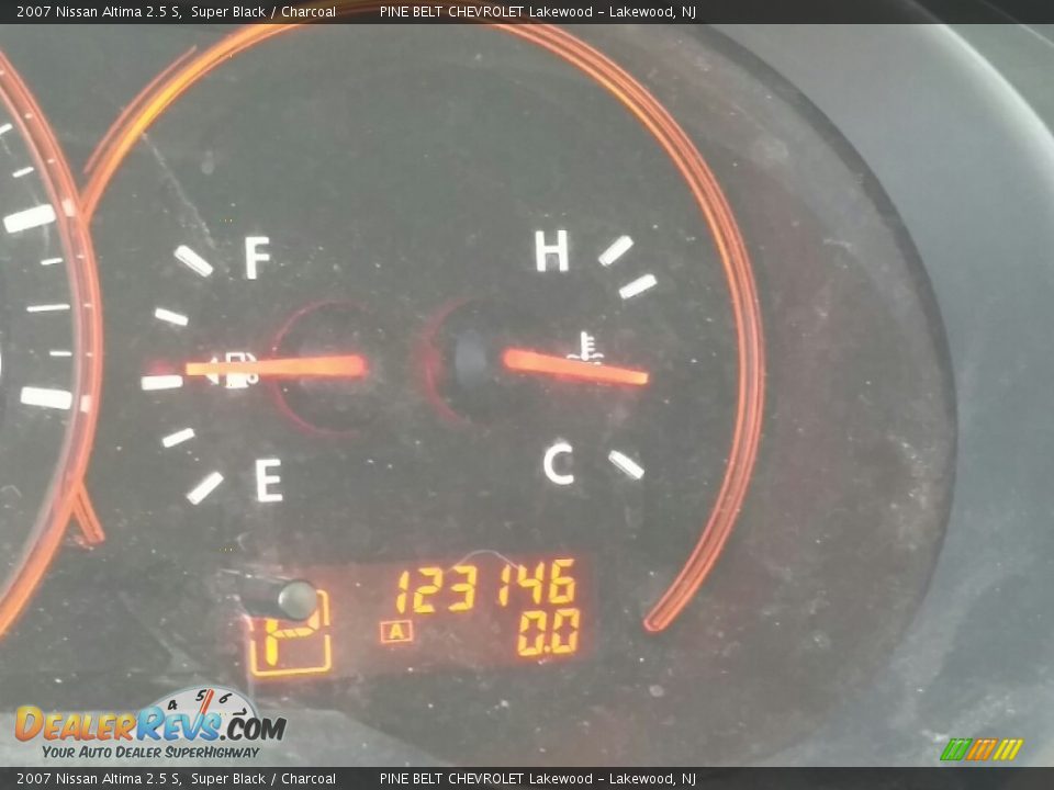 2007 Nissan Altima 2.5 S Super Black / Charcoal Photo #18