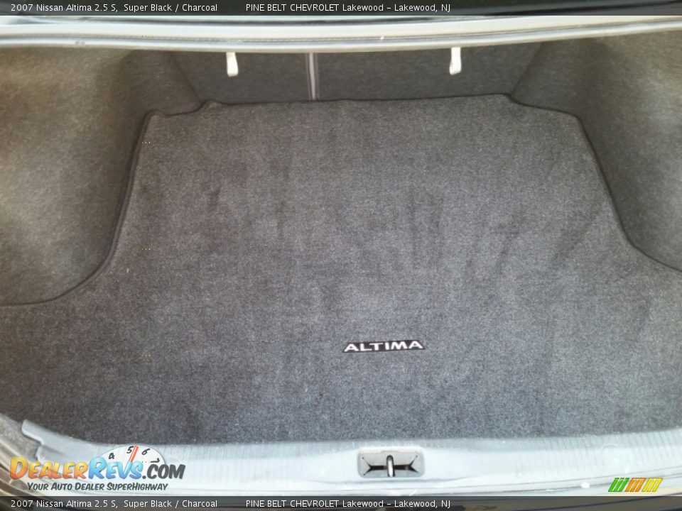 2007 Nissan Altima 2.5 S Super Black / Charcoal Photo #21