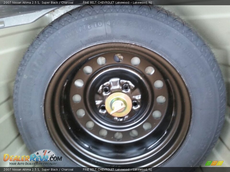 2007 Nissan Altima 2.5 S Super Black / Charcoal Photo #22