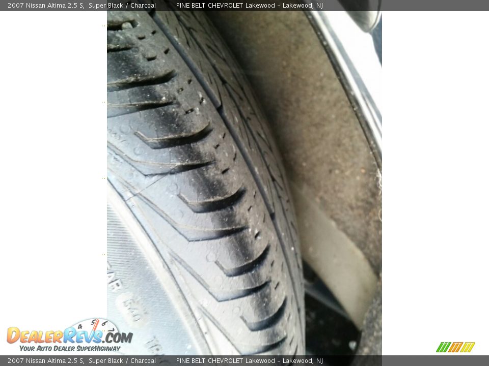 2007 Nissan Altima 2.5 S Super Black / Charcoal Photo #23