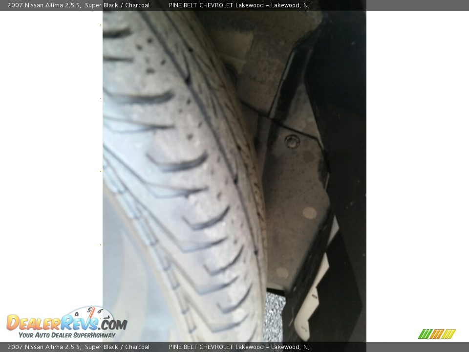 2007 Nissan Altima 2.5 S Super Black / Charcoal Photo #24