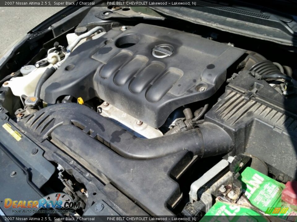 2007 Nissan Altima 2.5 S Super Black / Charcoal Photo #25
