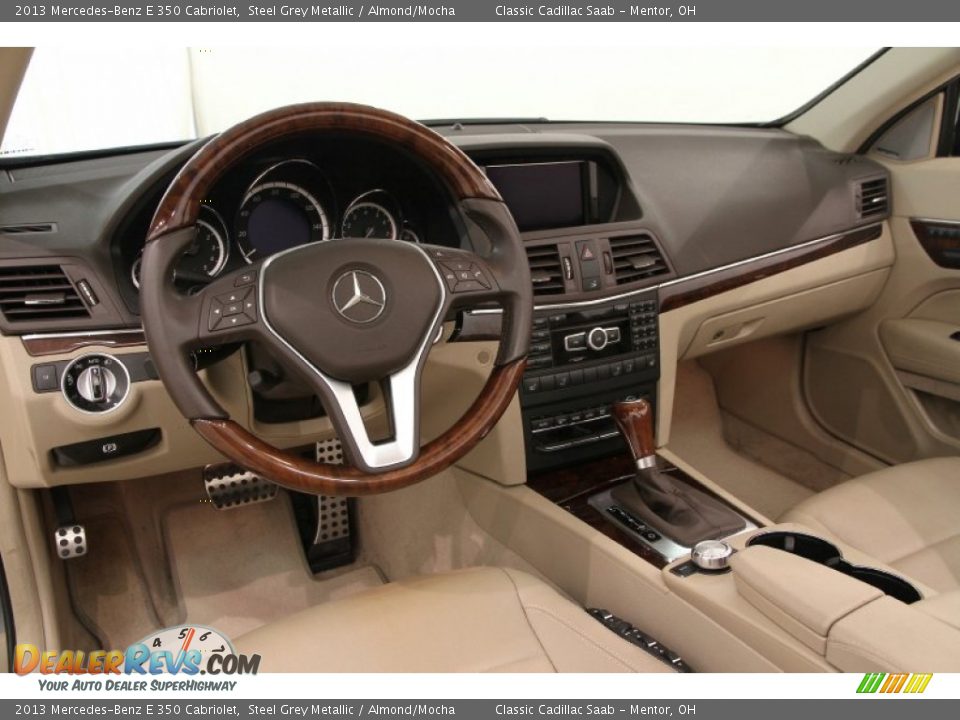 2013 Mercedes-Benz E 350 Cabriolet Steel Grey Metallic / Almond/Mocha Photo #9
