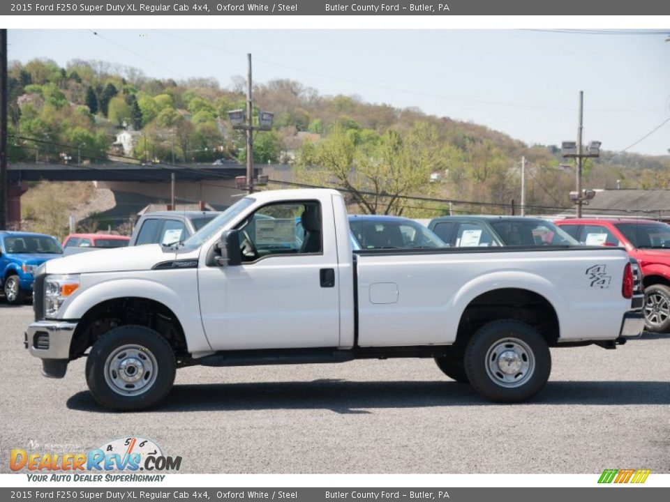 2015 Ford F250 Super Duty XL Regular Cab 4x4 Oxford White / Steel Photo #2