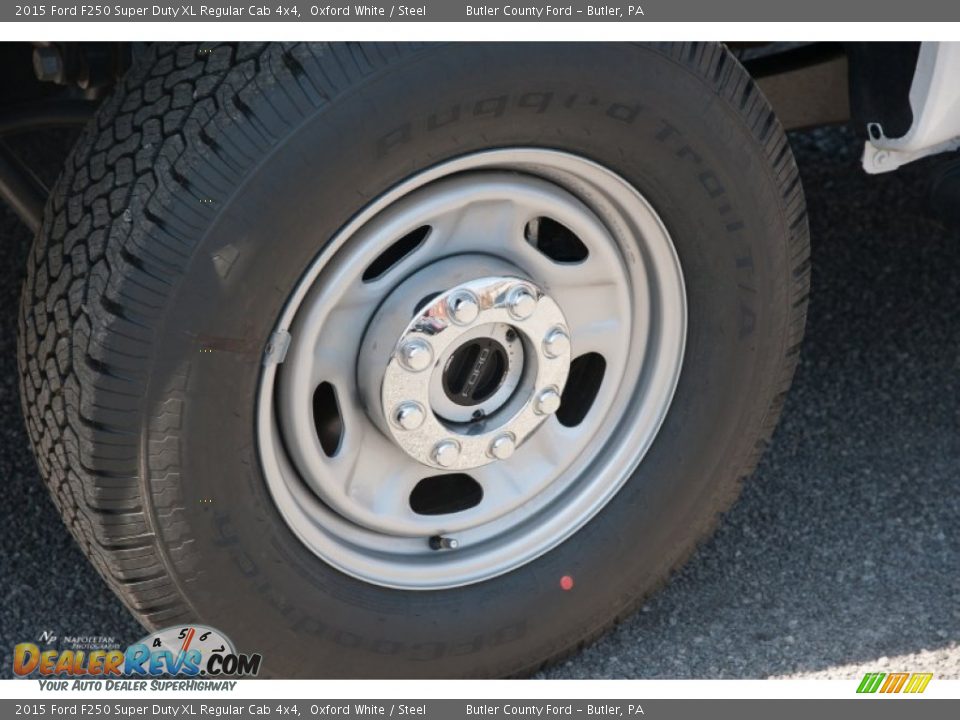 2015 Ford F250 Super Duty XL Regular Cab 4x4 Oxford White / Steel Photo #3