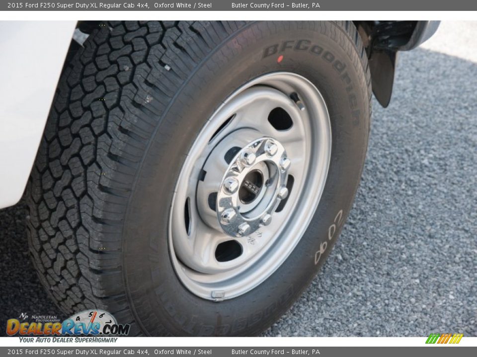 2015 Ford F250 Super Duty XL Regular Cab 4x4 Oxford White / Steel Photo #13