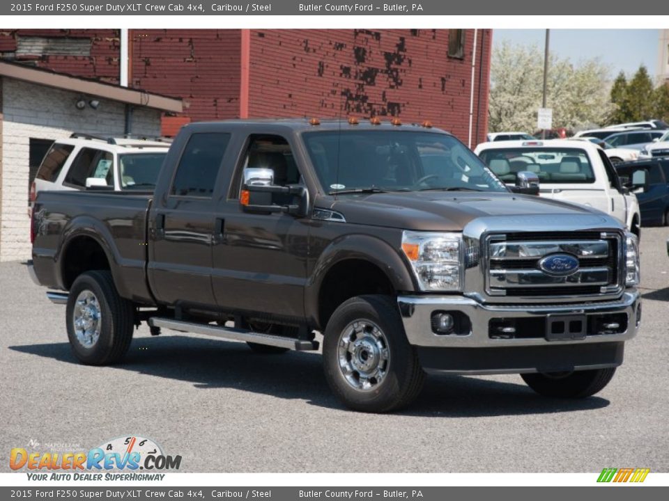 2015 Ford F250 Super Duty XLT Crew Cab 4x4 Caribou / Steel Photo #1