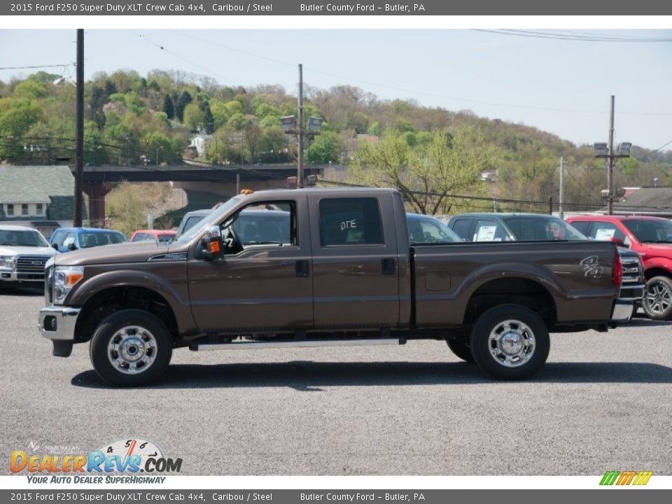 2015 Ford F250 Super Duty XLT Crew Cab 4x4 Caribou / Steel Photo #2