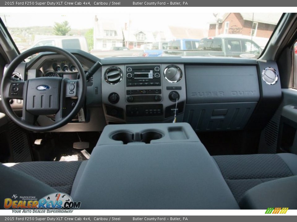 2015 Ford F250 Super Duty XLT Crew Cab 4x4 Caribou / Steel Photo #13