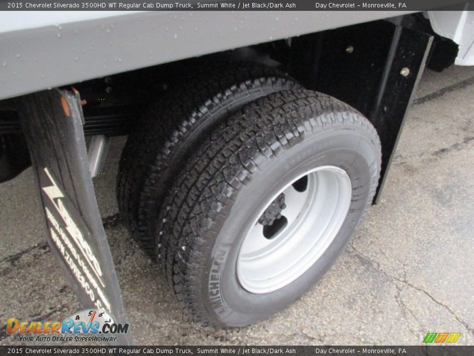 2015 Chevrolet Silverado 3500HD WT Regular Cab Dump Truck Summit White / Jet Black/Dark Ash Photo #4