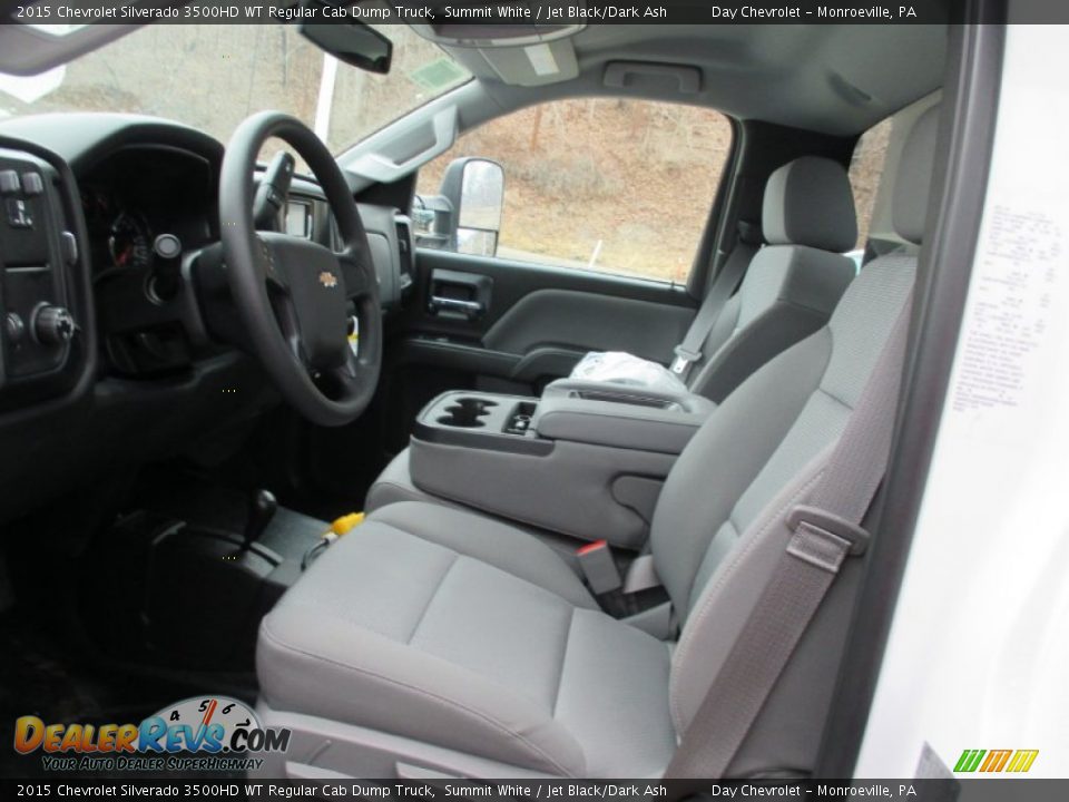2015 Chevrolet Silverado 3500HD WT Regular Cab Dump Truck Summit White / Jet Black/Dark Ash Photo #13